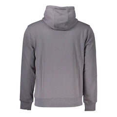 Cavalli Class Gray Cotton Men Sweater - Hoodies