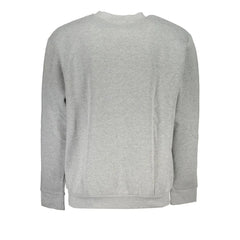 Cavalli Class Gray Cotton Men Sweater - Sweatshirts