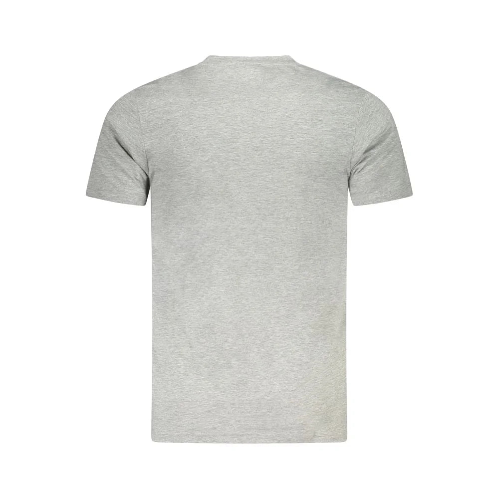 Cavalli Class Gray Cotton Men T-Shirt - T-Shirts
