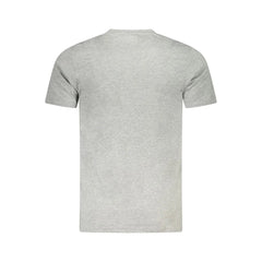 Cavalli Class Gray Cotton Men T-Shirt - T-Shirts