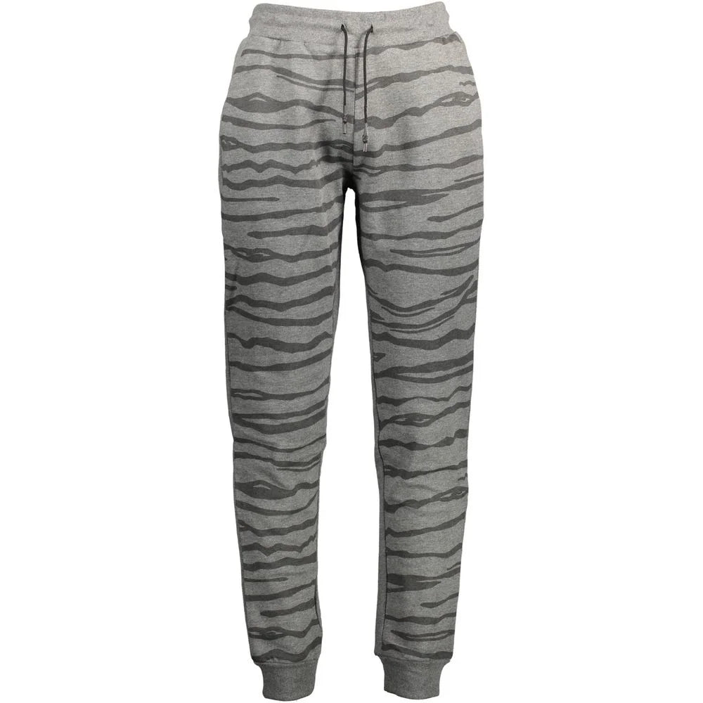 Cavalli Class Gray Cotton Pant - XL - Joggers