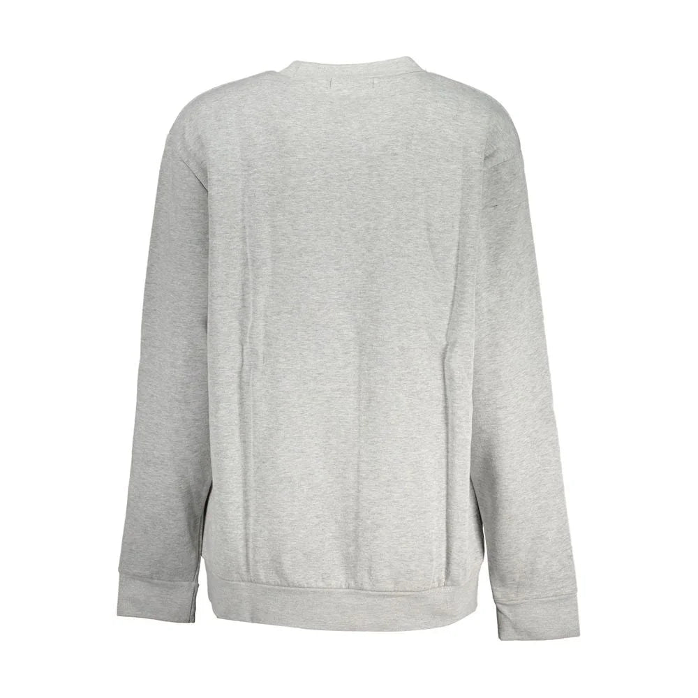 Cavalli Class Gray Cotton Sweatshirt - Sweatshirts