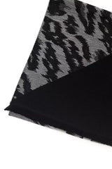 Cavalli Class Gray Wool Men Scarf - Scarves & Shawls