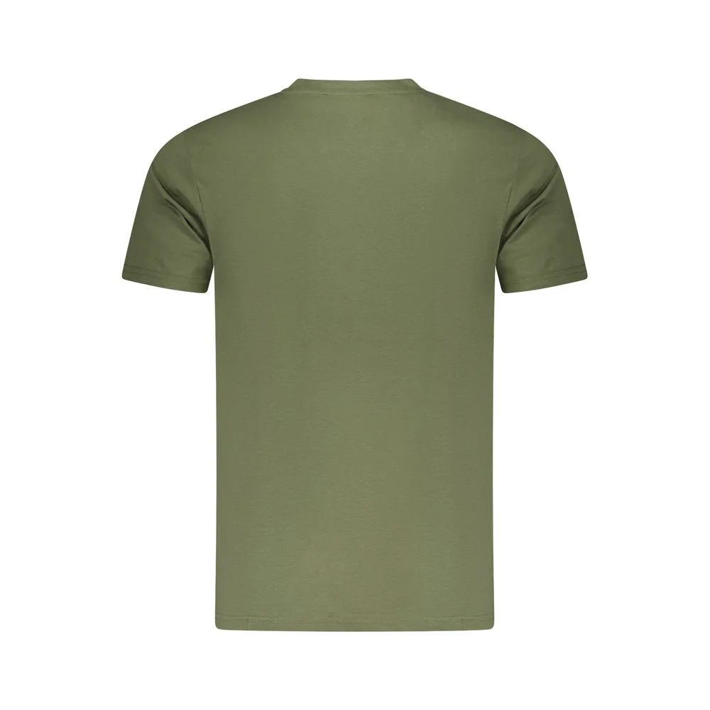 Cavalli Class Green Cotton Men T-Shirt - T-Shirts