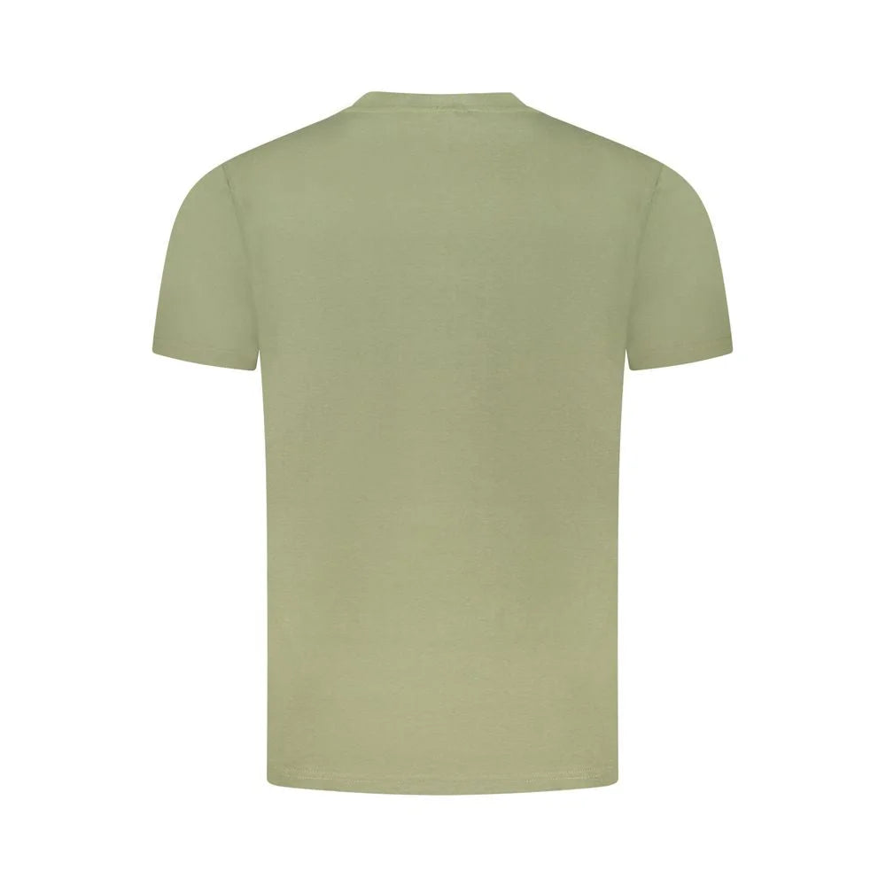 Cavalli Class Green Cotton Men T-Shirt - T-Shirts