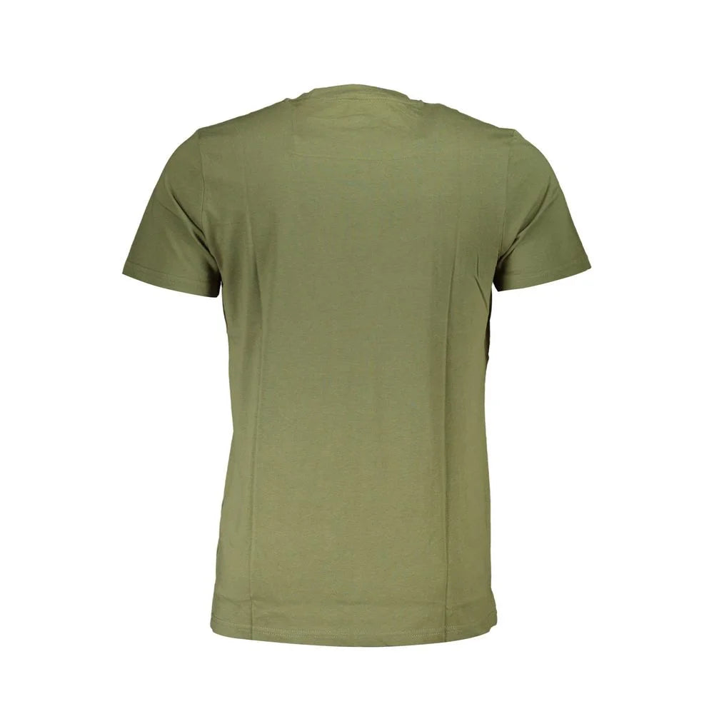Cavalli Class Green Cotton Men T-Shirt - T-Shirts