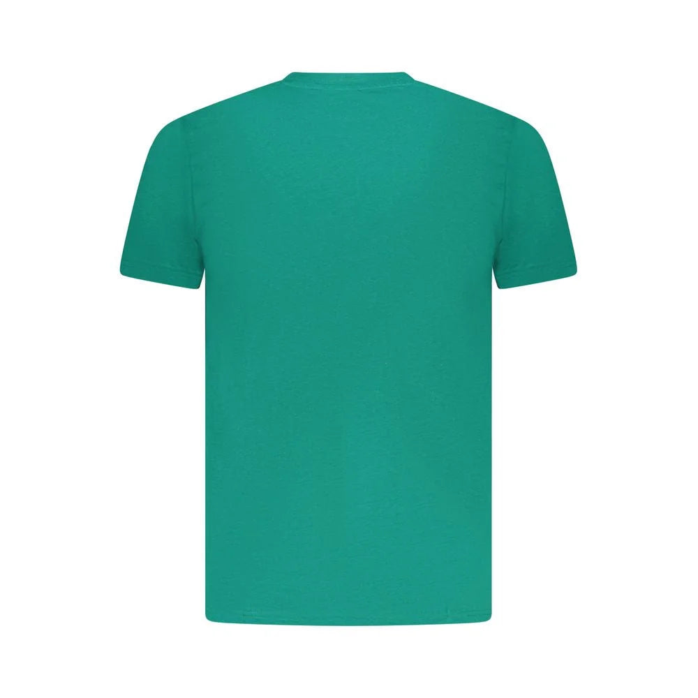 Cavalli Class Green Cotton Men T-Shirt - T-Shirts