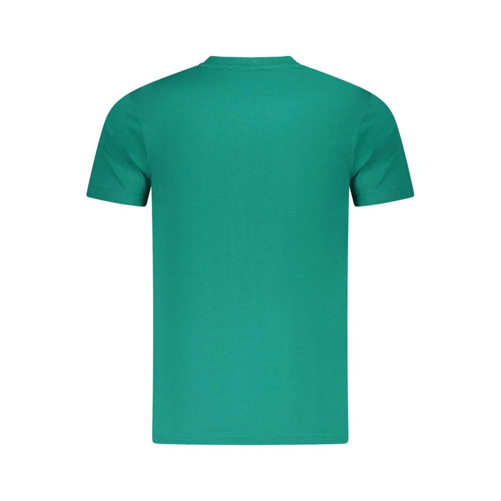 Cavalli Class Green Cotton Men T-Shirt - T-Shirts