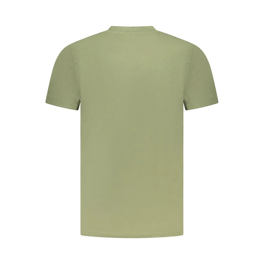 Cavalli Class Green Cotton Men T-Shirt - T-Shirts