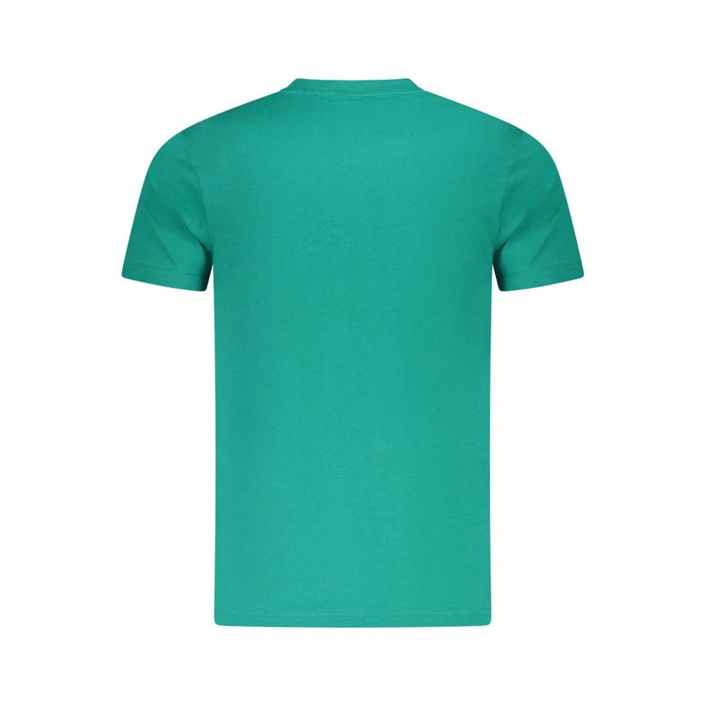Cavalli Class Green Cotton Men T-Shirt - T-Shirts