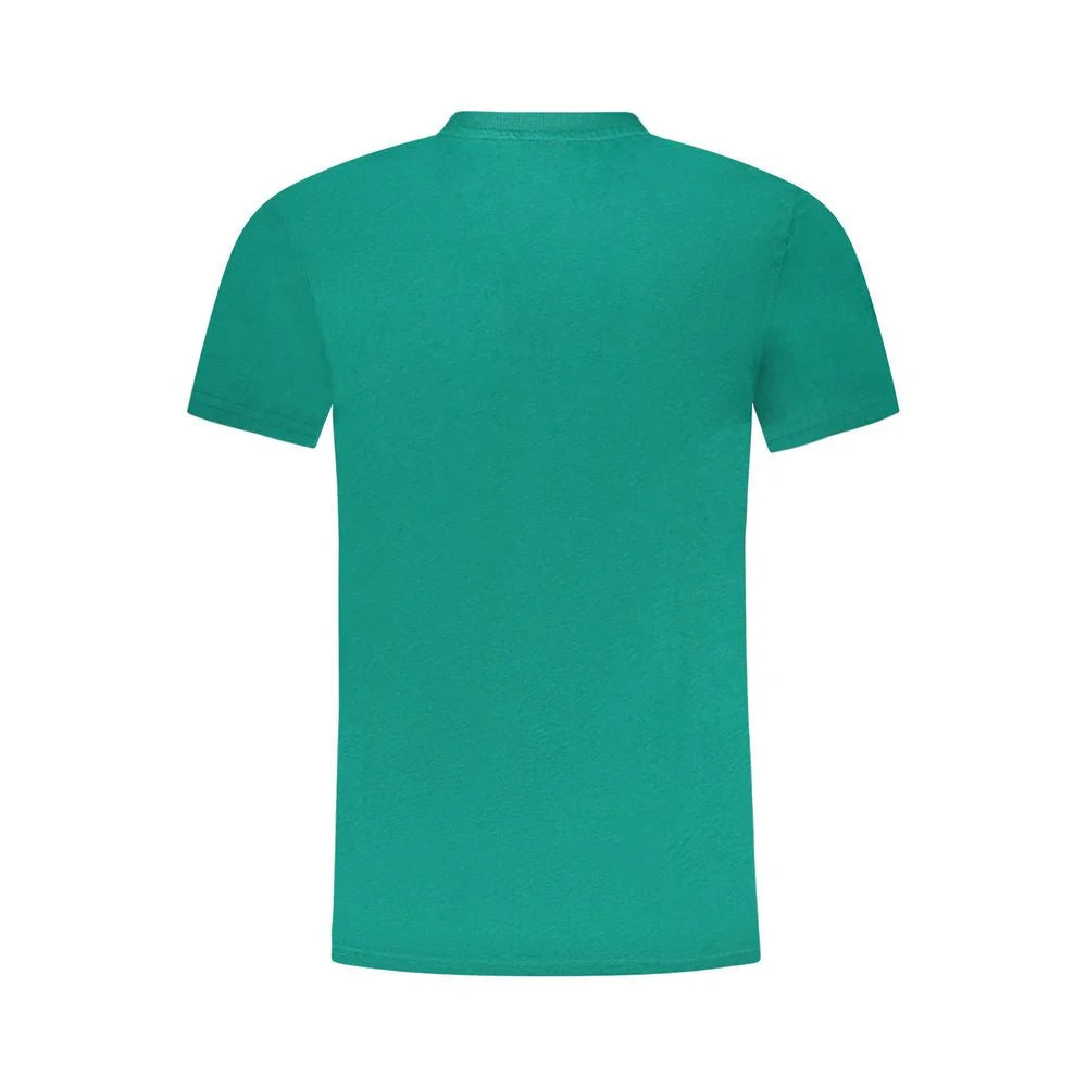 Cavalli Class Green Cotton Men T-Shirt - T-Shirts