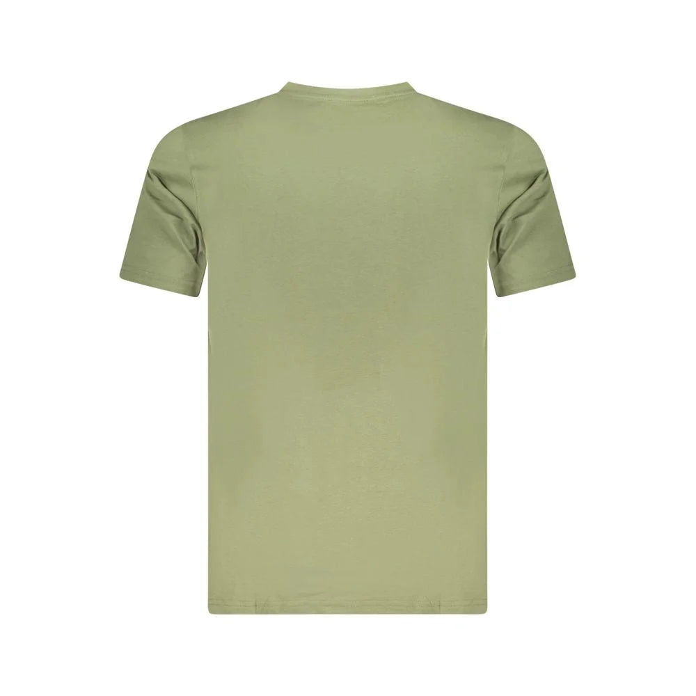 Cavalli Class Green Cotton Men T-Shirt - T-Shirts