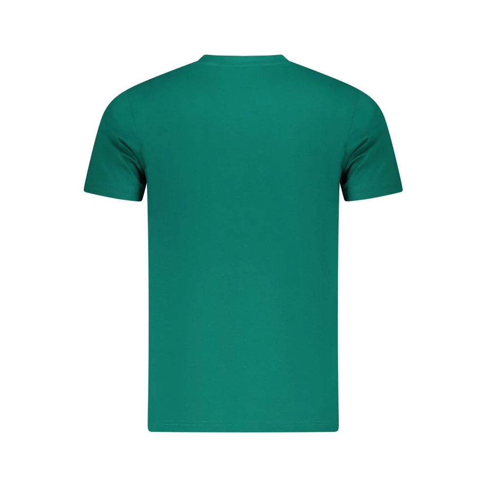 Cavalli Class Green Cotton Men T-Shirt - T-Shirts