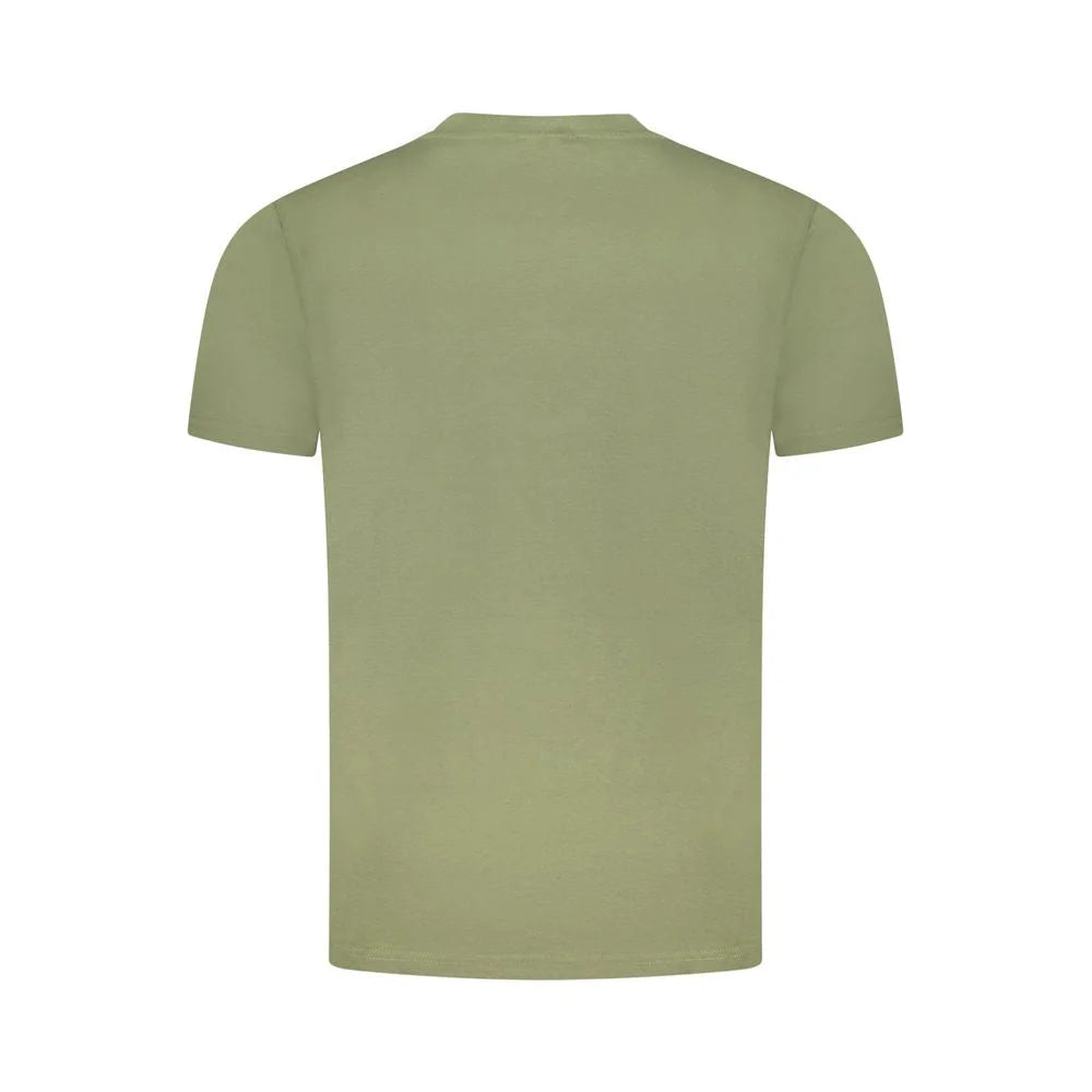 Cavalli Class Green Cotton Men T-Shirt - T-Shirts