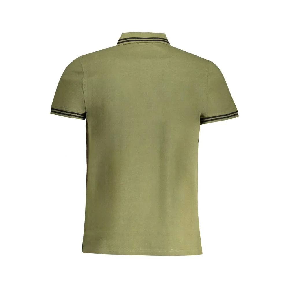 Cavalli Class Green Cotton Polo Shirt - XL - Polos