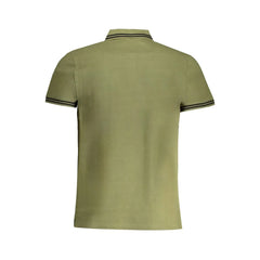Cavalli Class Green Cotton Polo Shirt - XL - Polos