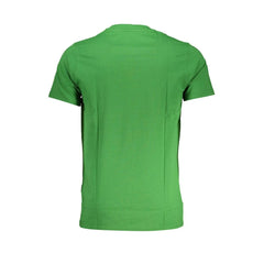 Cavalli Class Green Cotton T-Shirt - T-Shirts