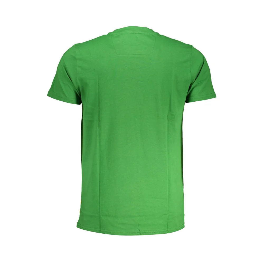Cavalli Class Green Cotton T-Shirt - T-Shirts