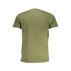 Cavalli Class Green Cotton T-Shirt - T-Shirts