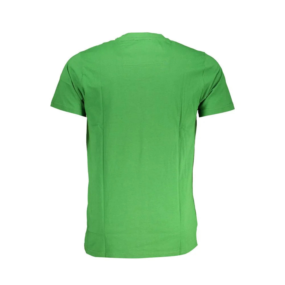 Cavalli Class Green Cotton T-Shirt - T-Shirts