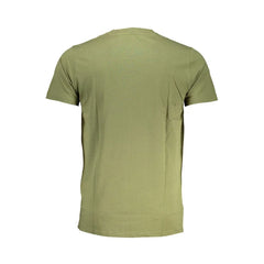 Cavalli Class Green Cotton T-Shirt - T-Shirts