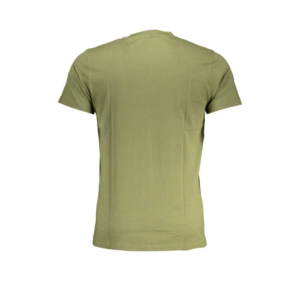 Cavalli Class Green Cotton T-Shirt - T-Shirts