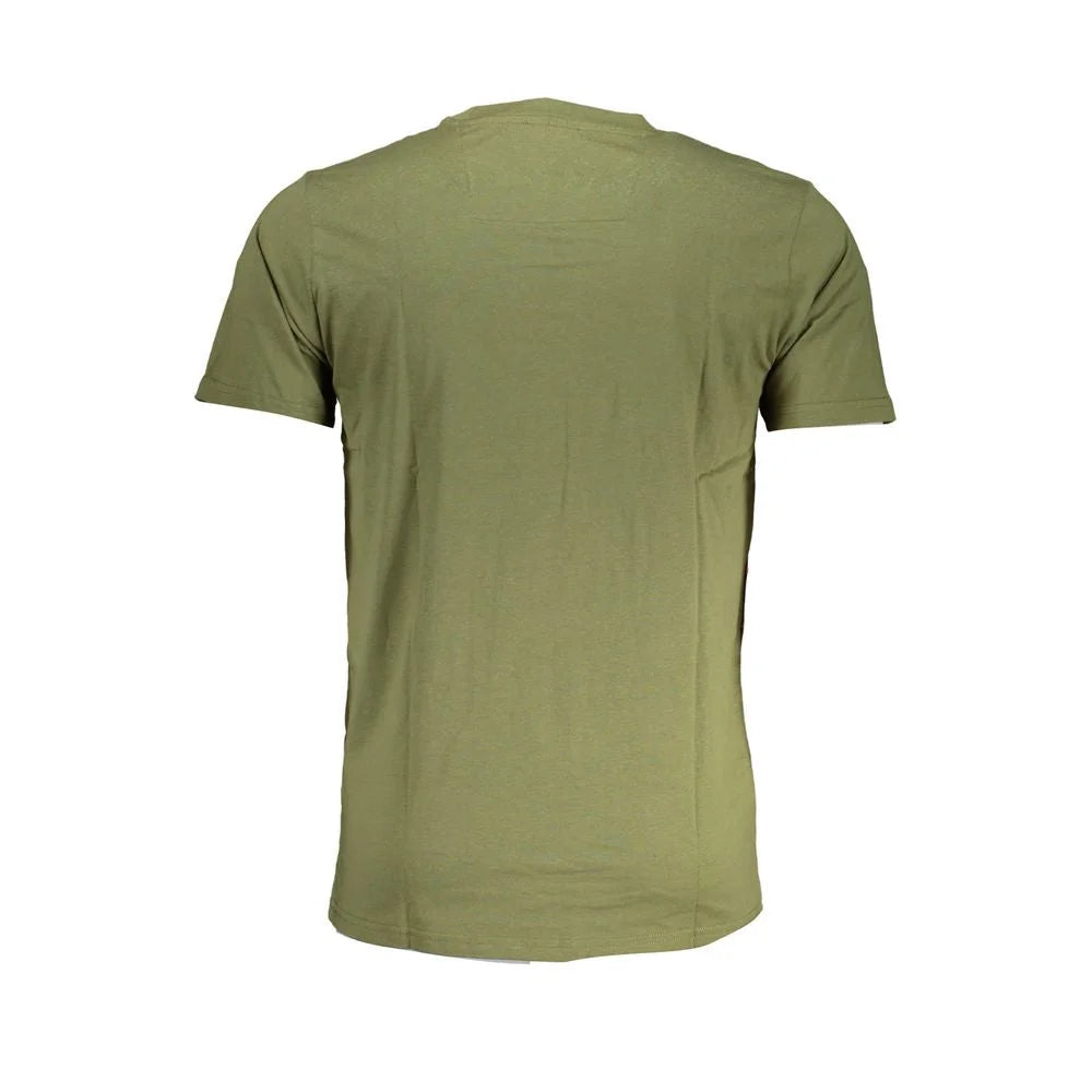 Cavalli Class Green Cotton T-Shirt - T-Shirts
