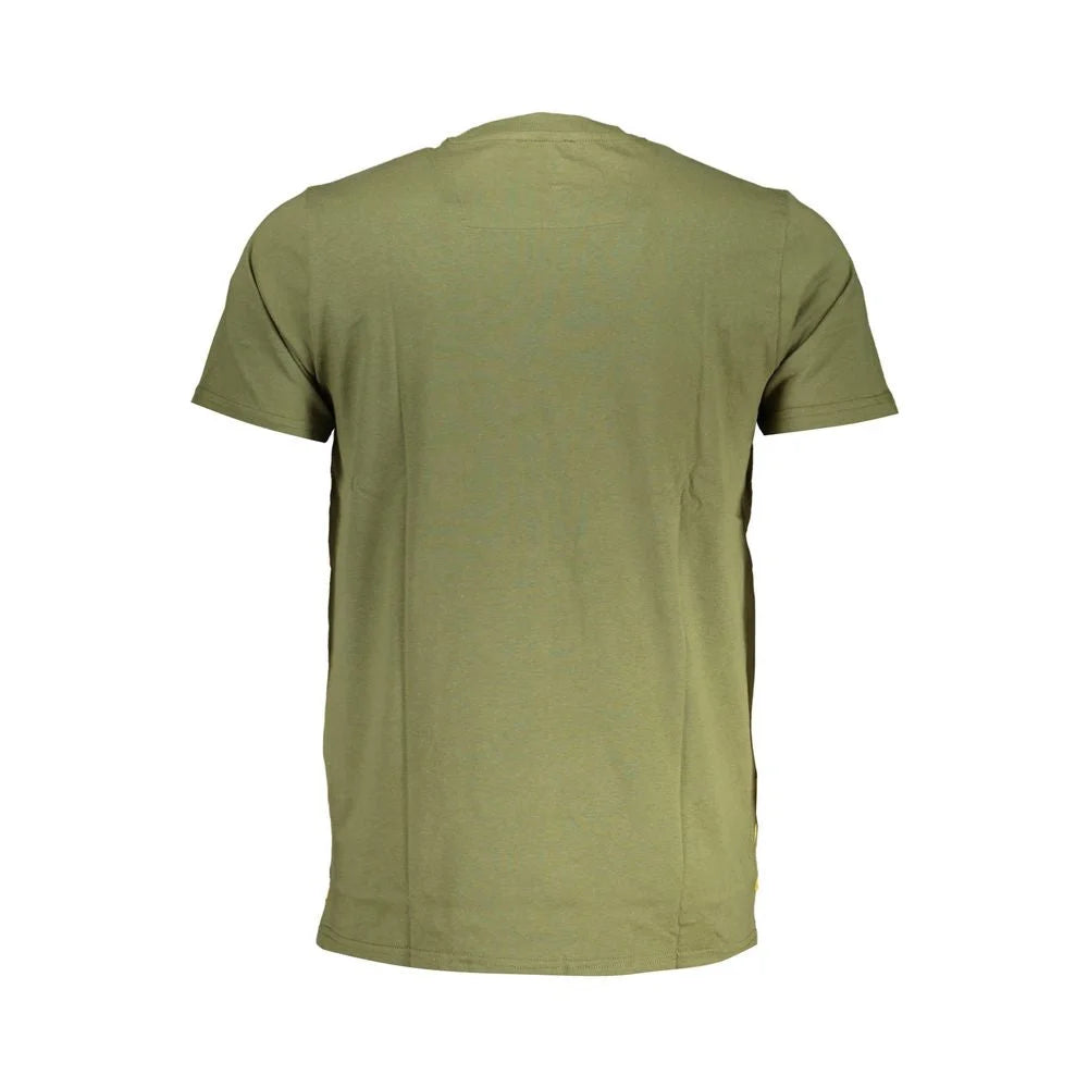 Cavalli Class Green Cotton T-Shirt - T-Shirts