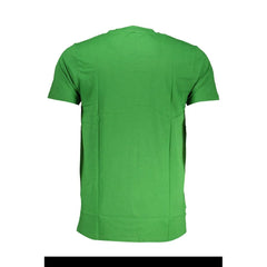 Cavalli Class Green Cotton T-Shirt - T-Shirts