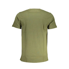 Cavalli Class Green Cotton T-Shirt - T-Shirts