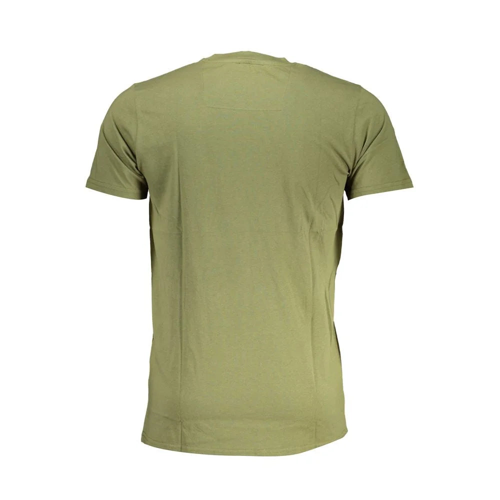 Cavalli Class Green Cotton T-Shirt - T-Shirts