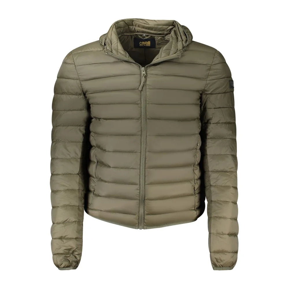 Cavalli Class Green Polyester Men Jacket - Sport Jackets