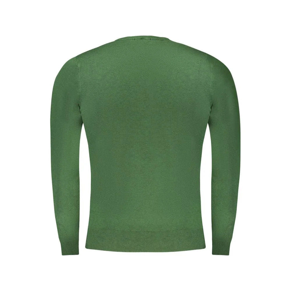 Cavalli Class Green Viscose Men Sweater - Sweaters