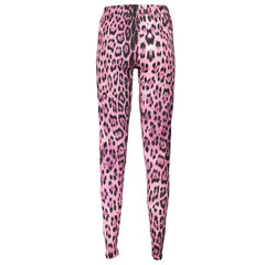 Cavalli Class Pink Cotton Pant - Leggings