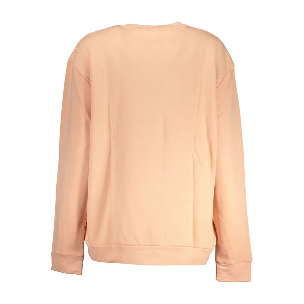 Cavalli Class Pink Cotton Women Sweater - Sweatshirts