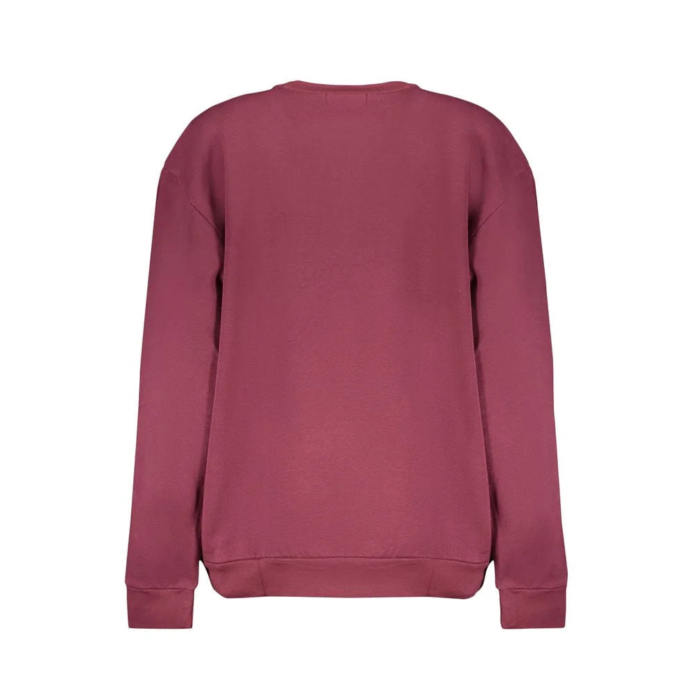 Cavalli Class Purple Cotton Sweatshirt - Sweatshirts