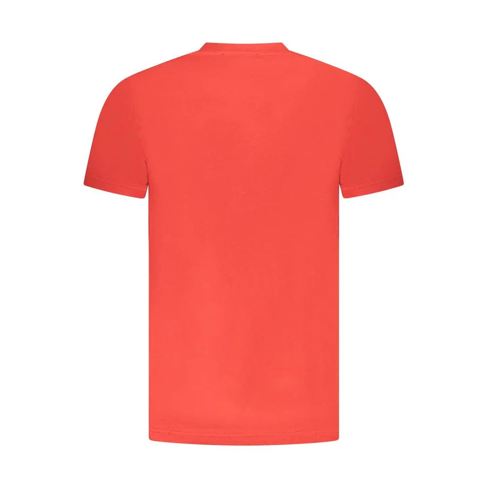 Cavalli Class Red Cotton Men T-Shirt - T-Shirts