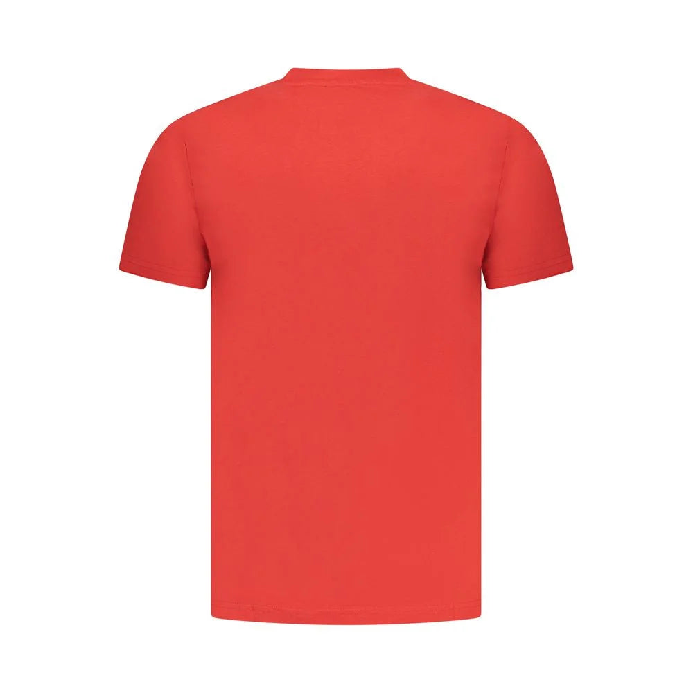 Cavalli Class Red Cotton Men T-Shirt - T-Shirts