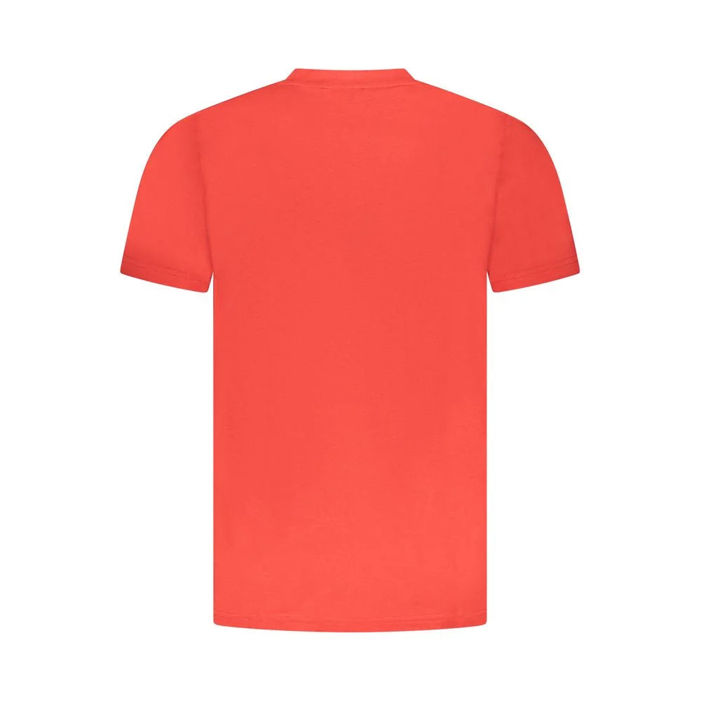 Cavalli Class Red Cotton Men T-Shirt - T-Shirts