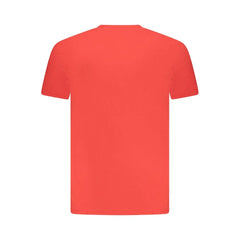 Cavalli Class Red Cotton Men T-Shirt - T-Shirts