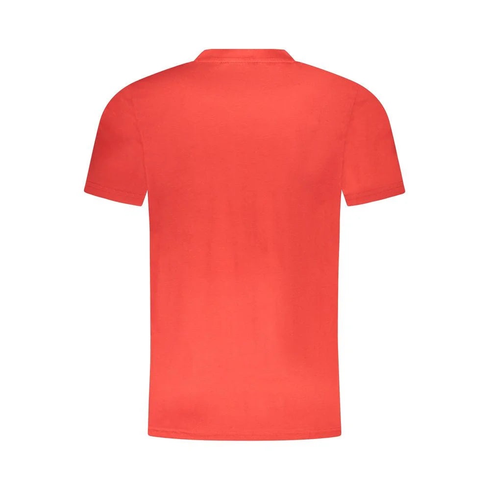 Cavalli Class Red Cotton Men T-Shirt - T-Shirts