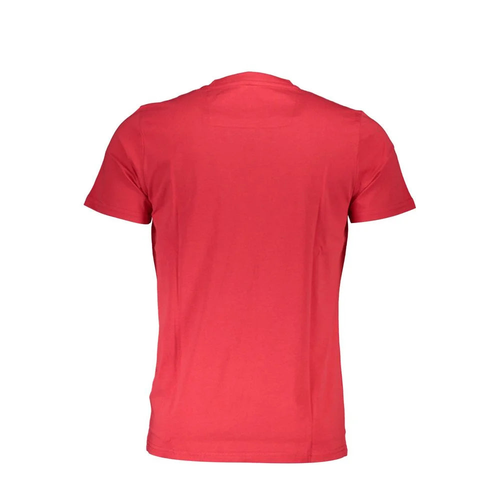 Cavalli Class Red Cotton Men T-Shirt - T-Shirts