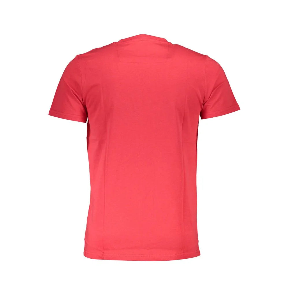 Cavalli Class Red Cotton Men T-Shirt - T-Shirts