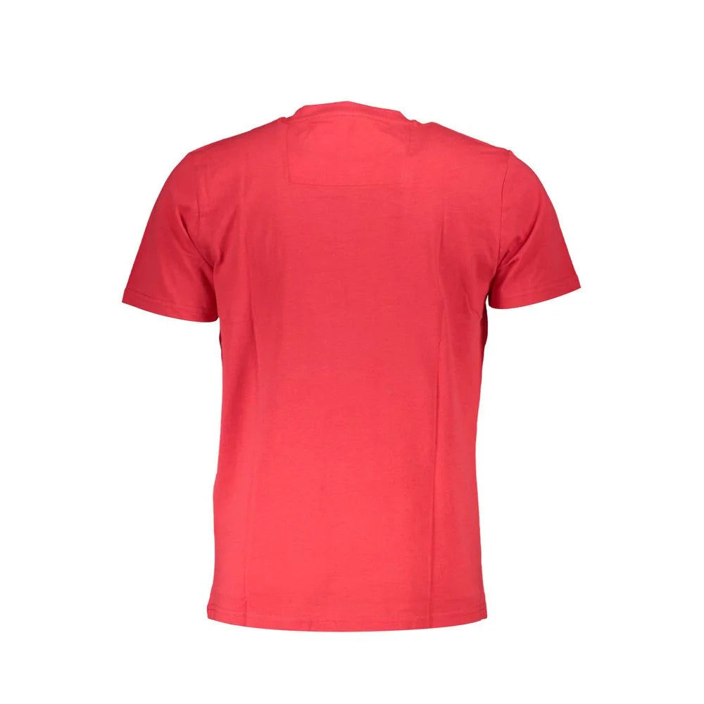 Cavalli Class Red Cotton Men T-Shirt - XL - T-Shirts