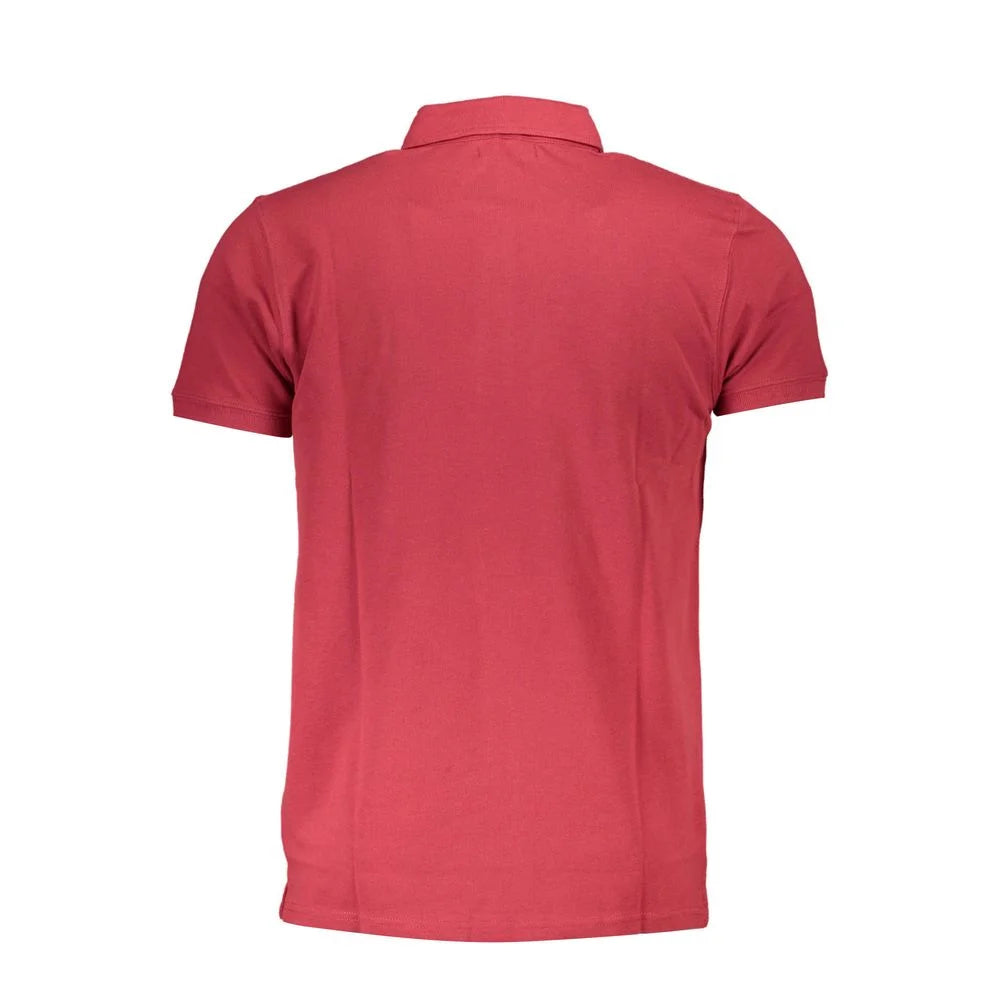 Cavalli Class Red Cotton Polo Shirt - M - Polos