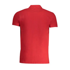 Cavalli Class Red Cotton Polo Shirt - Polos