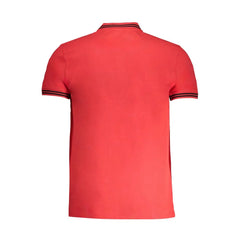 Cavalli Class Red Cotton Polo Shirt - Polos
