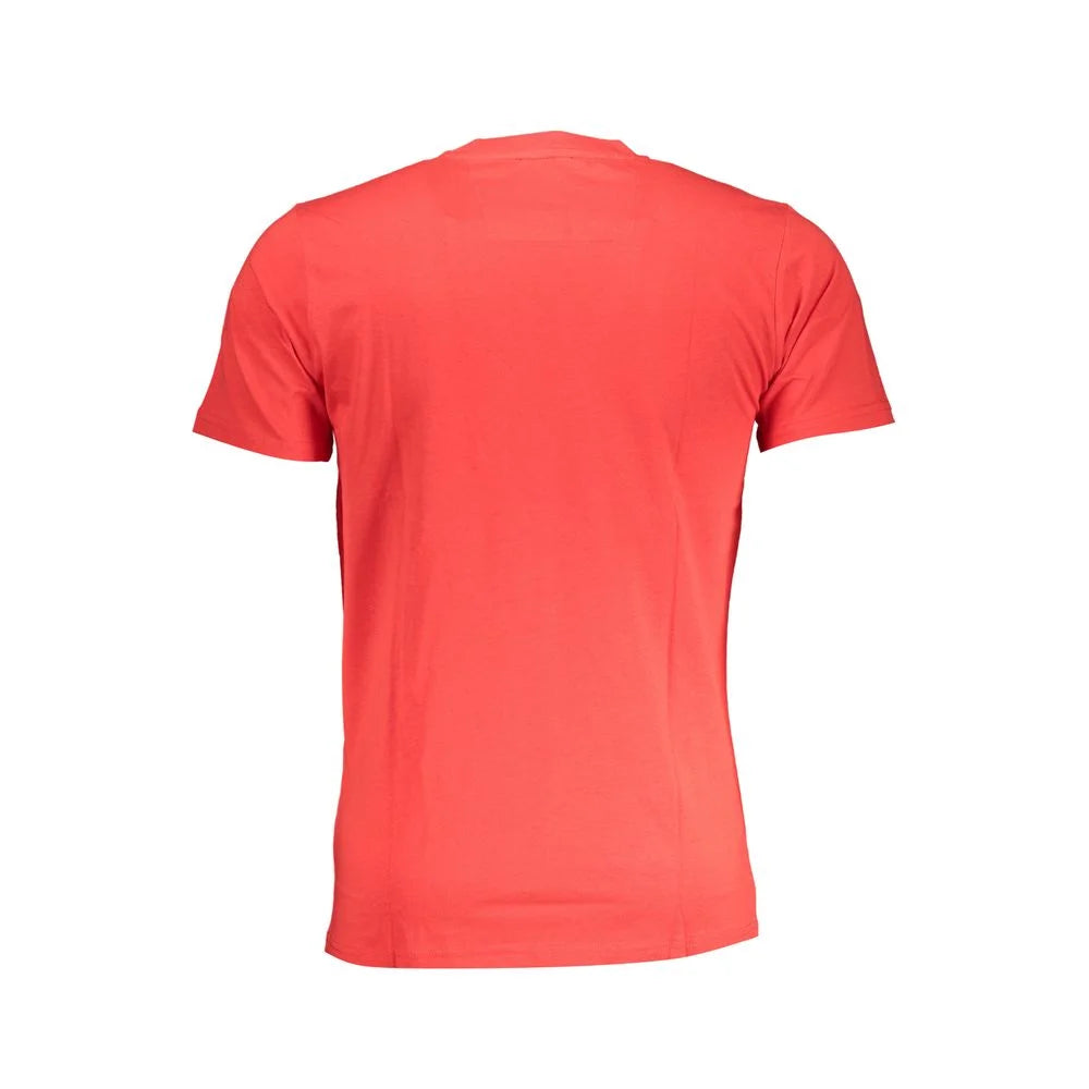 Cavalli Class Red Cotton T-Shirt - T-Shirts