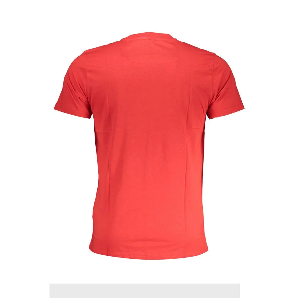 Cavalli Class Red Cotton T-Shirt - T-Shirts