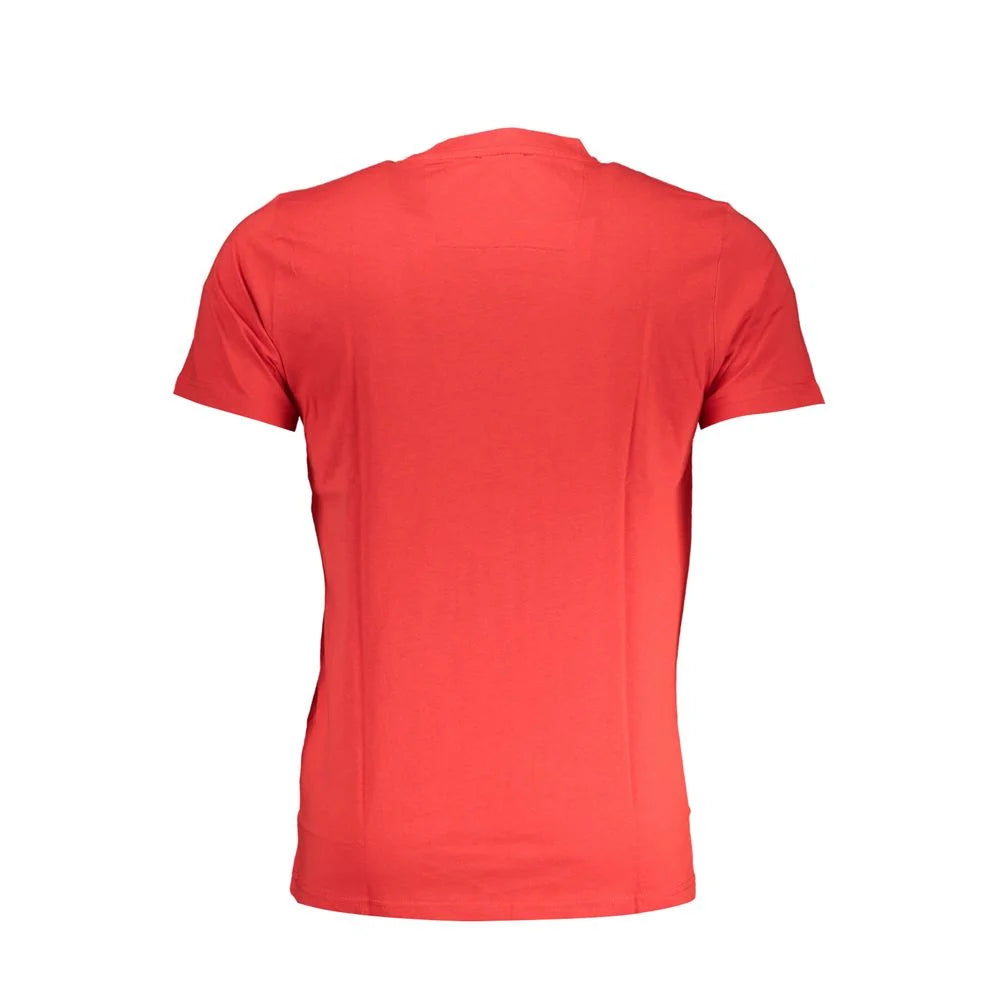 Cavalli Class Red Cotton T-Shirt - T-Shirts